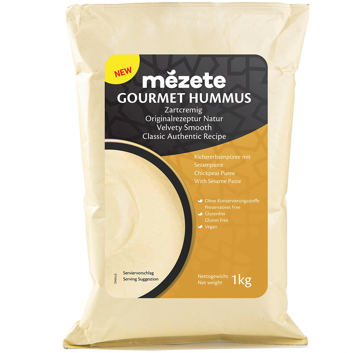 Mezete Hummus Natur 1000g