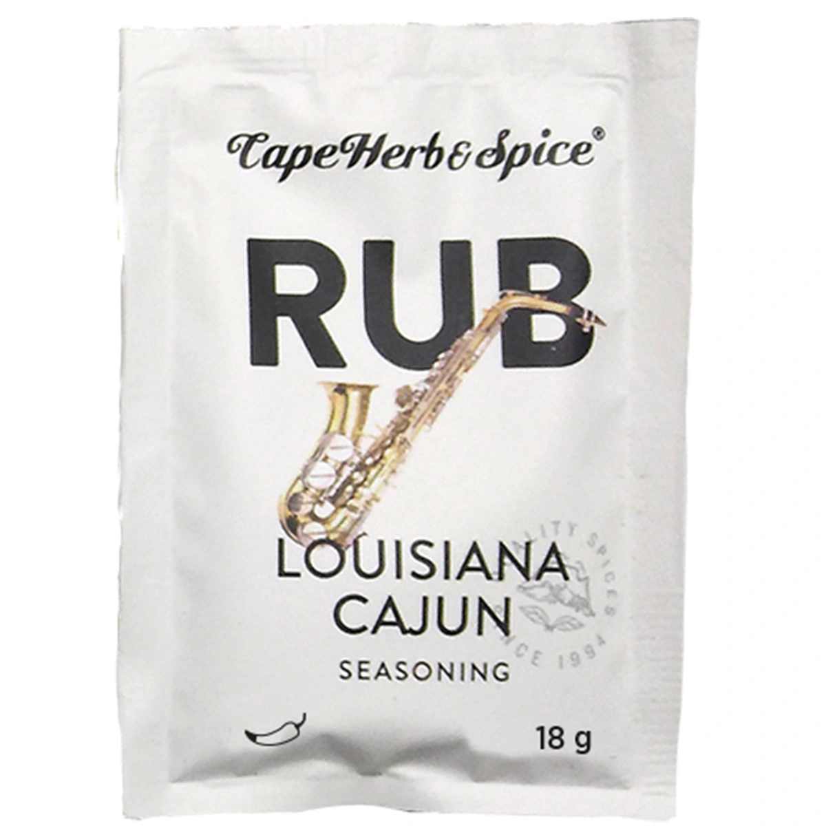 Cape Herb Louisiana Cajun Rub 18g Sachet