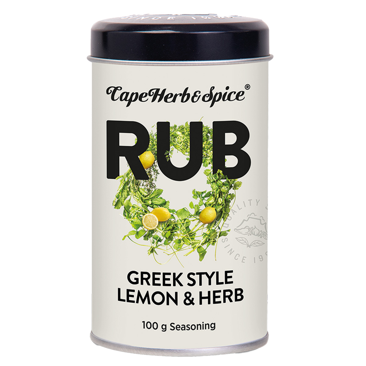 Cape Herb Rub Greek Lemon & Oregano 100g Cape Herb Rub Greek Lemon & Oregano 100g