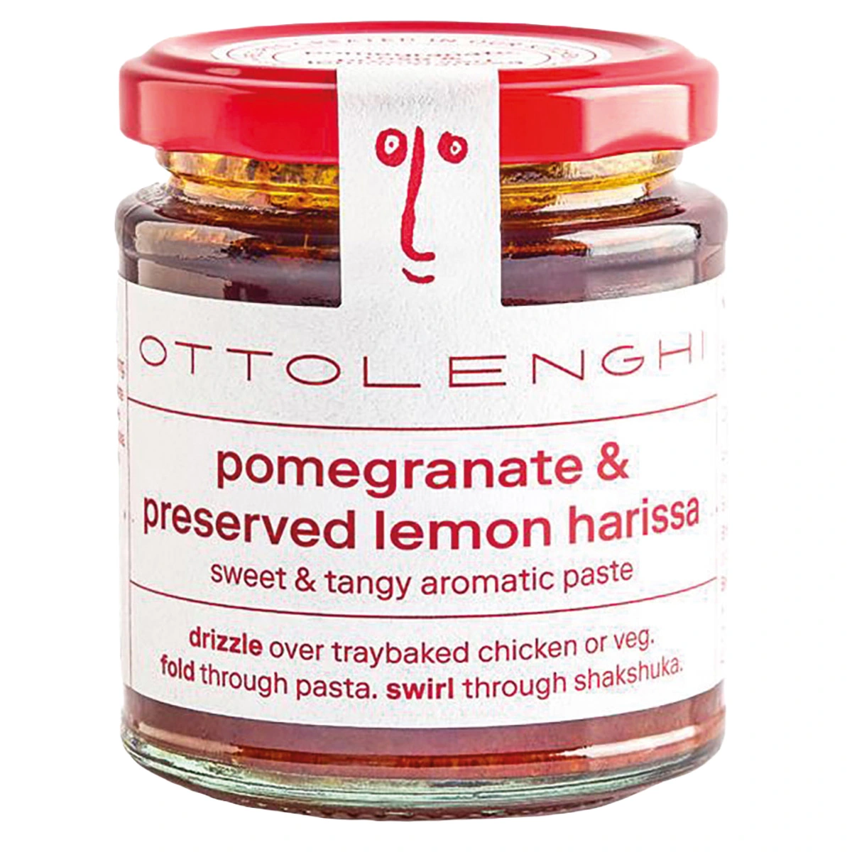 Ottolenghi Pomegranate, Rose & Preserved Lemon Harissa 170g Ottolenghi Pomegranate, Rose & Preserved Lemon Harissa 170g