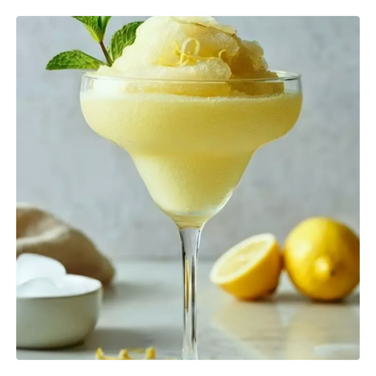 Zitronen Vanille Slushie Zitronen Vanille Slushie