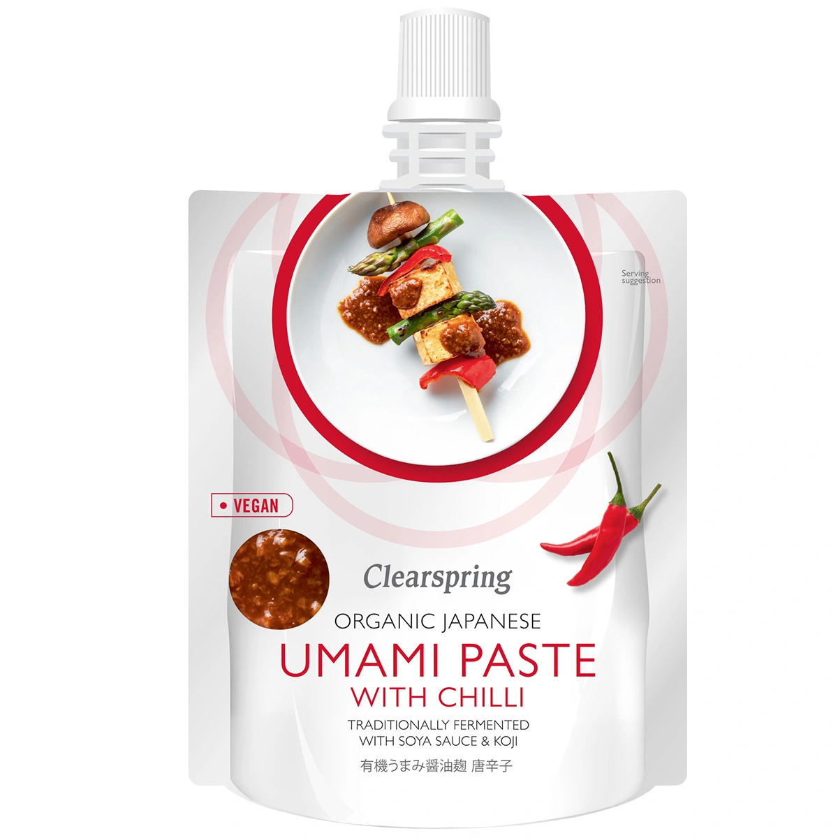 Clearspring Organic Japanese Umami Paste Chilli BIO 150g
