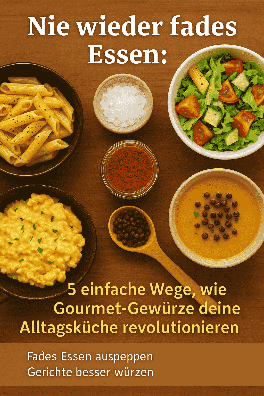 Nie wieder fades Essen: 5 einfache Wege, wie Gourmet-Gewürze deine Alltagsküche revolutionieren Nie wieder fades Essen: 5 einfache Wege, wie Gourmet-Gewürze deine Alltagsküche revolutionieren