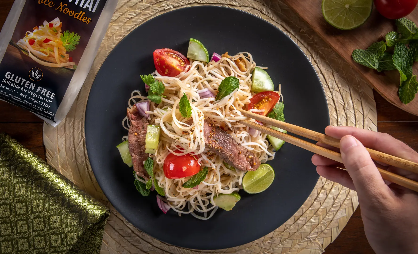 Siam Pad Thai Rice Noodles 270g