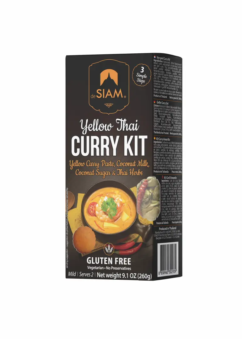 Gelbes Thai Curry Kit 260g in der Vorrataspackung
