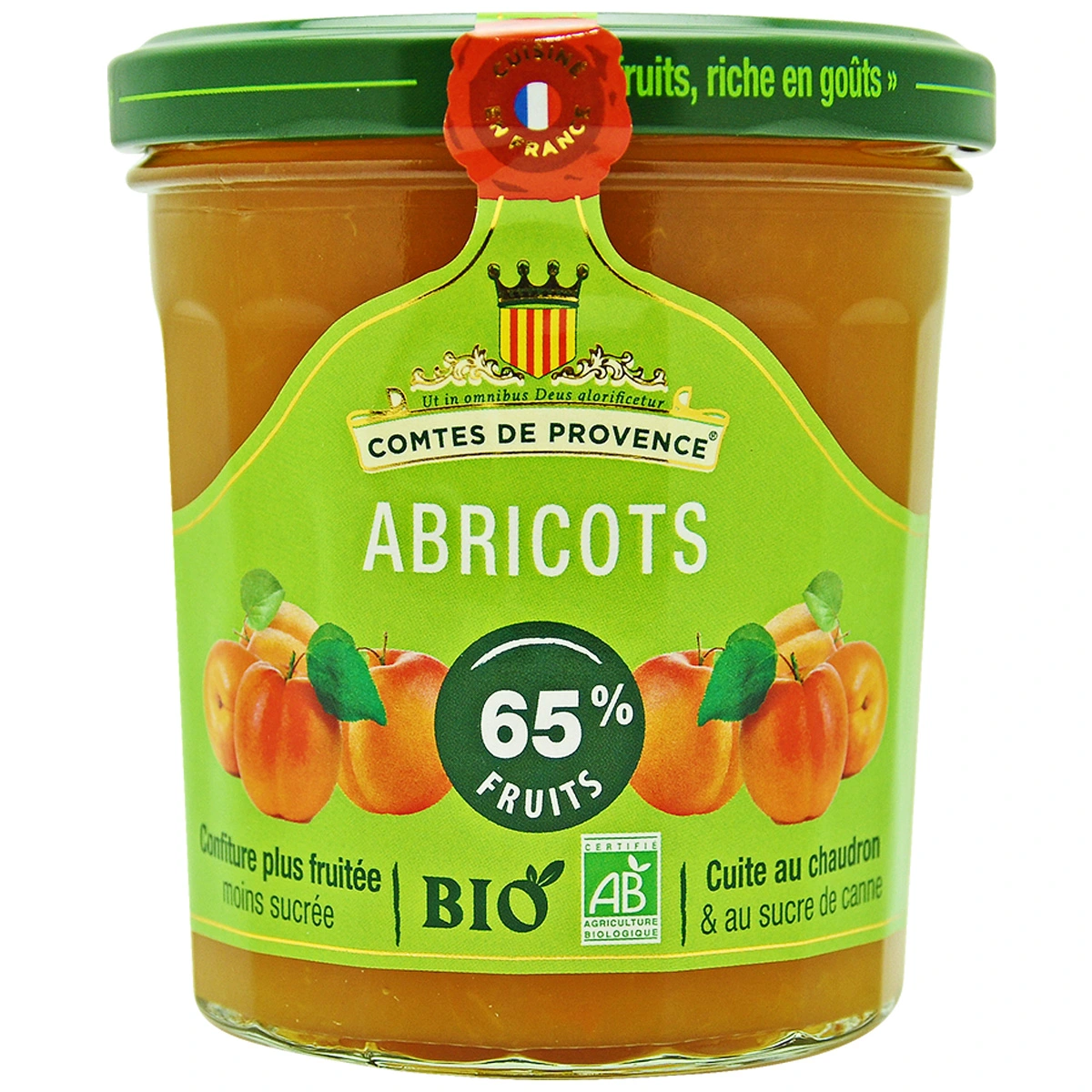 Comtes de Provence Apricots (Aprikosenkonfitüre), BIO 350g