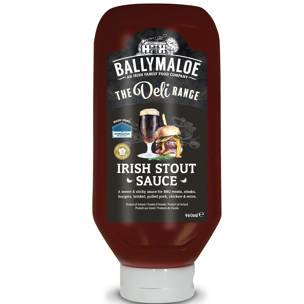 Ballymaloe Irish Stout Sauce Deli Range 960ml