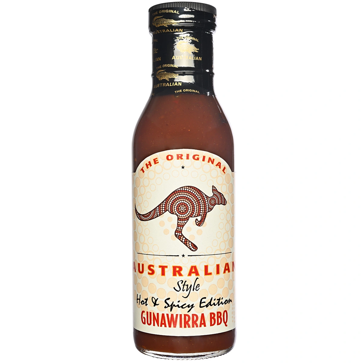 Australian Gunawirra Hot & Spicy BBQ Sauce  355ml