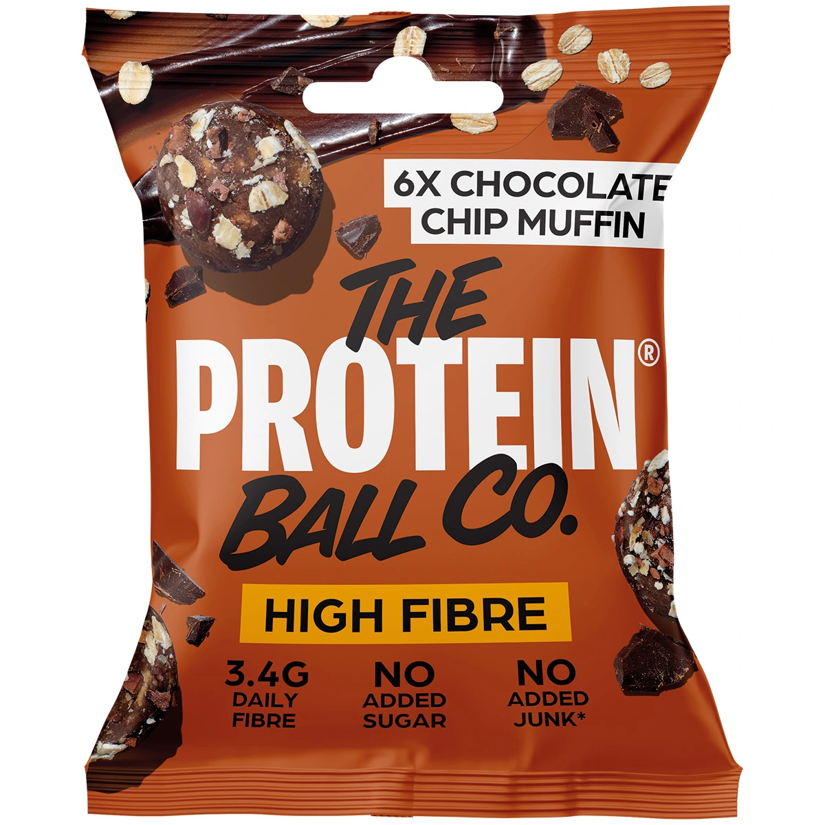 The Protein Ball Co. Choc Chip Muffin 45g The Protein Ball Co. Choc Chip Muffin 45g