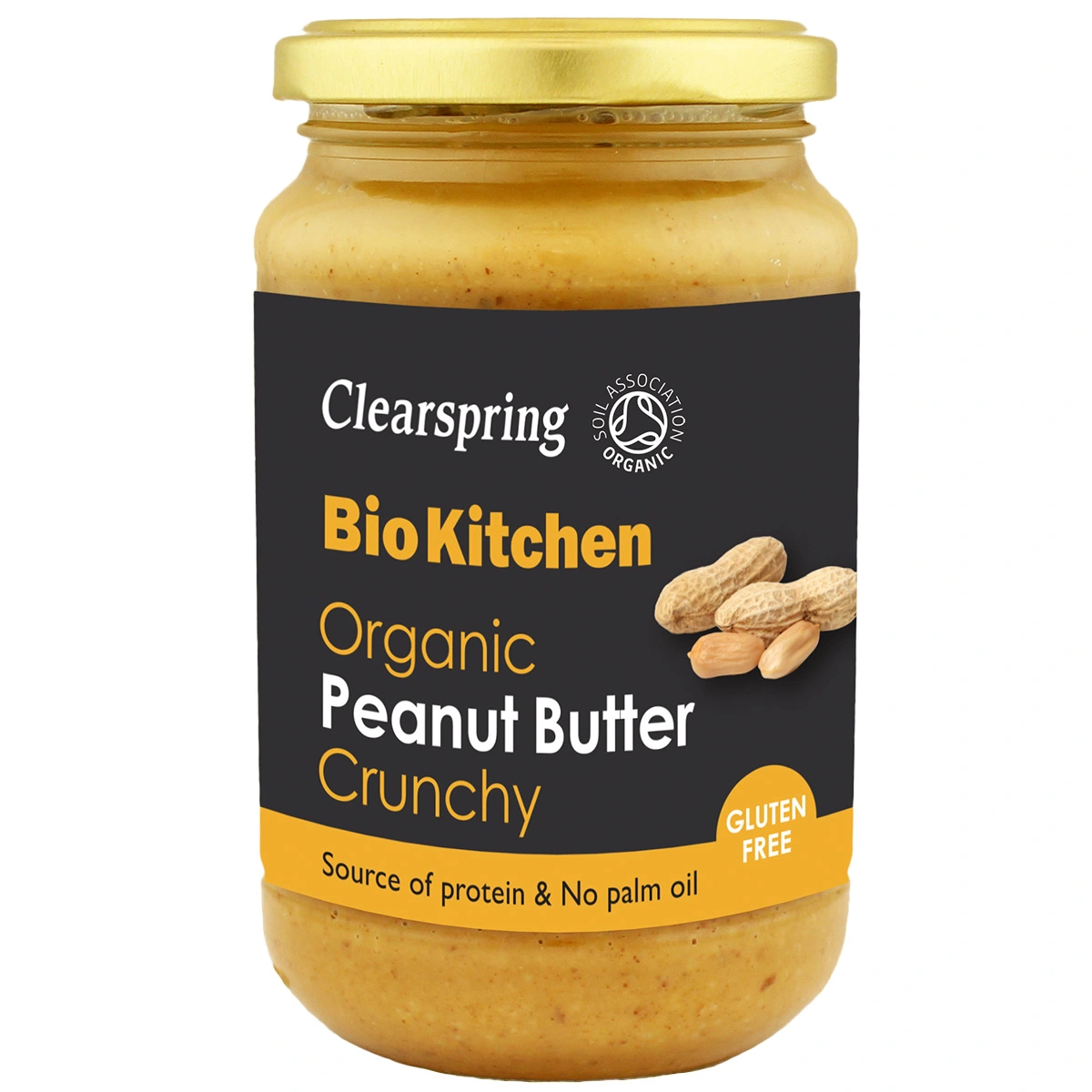 Clearspring Organic Peanut Butter, Crunchy BIO 350g