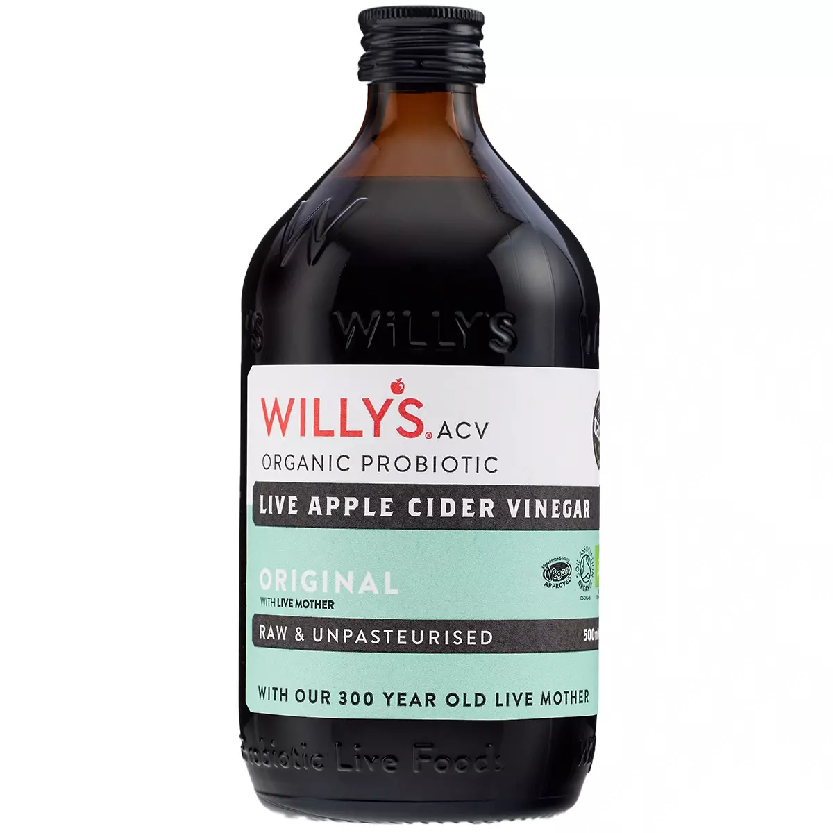 Willy's ACV Live Apple Cider Vinegar ORIGINAL 500ml, BIO