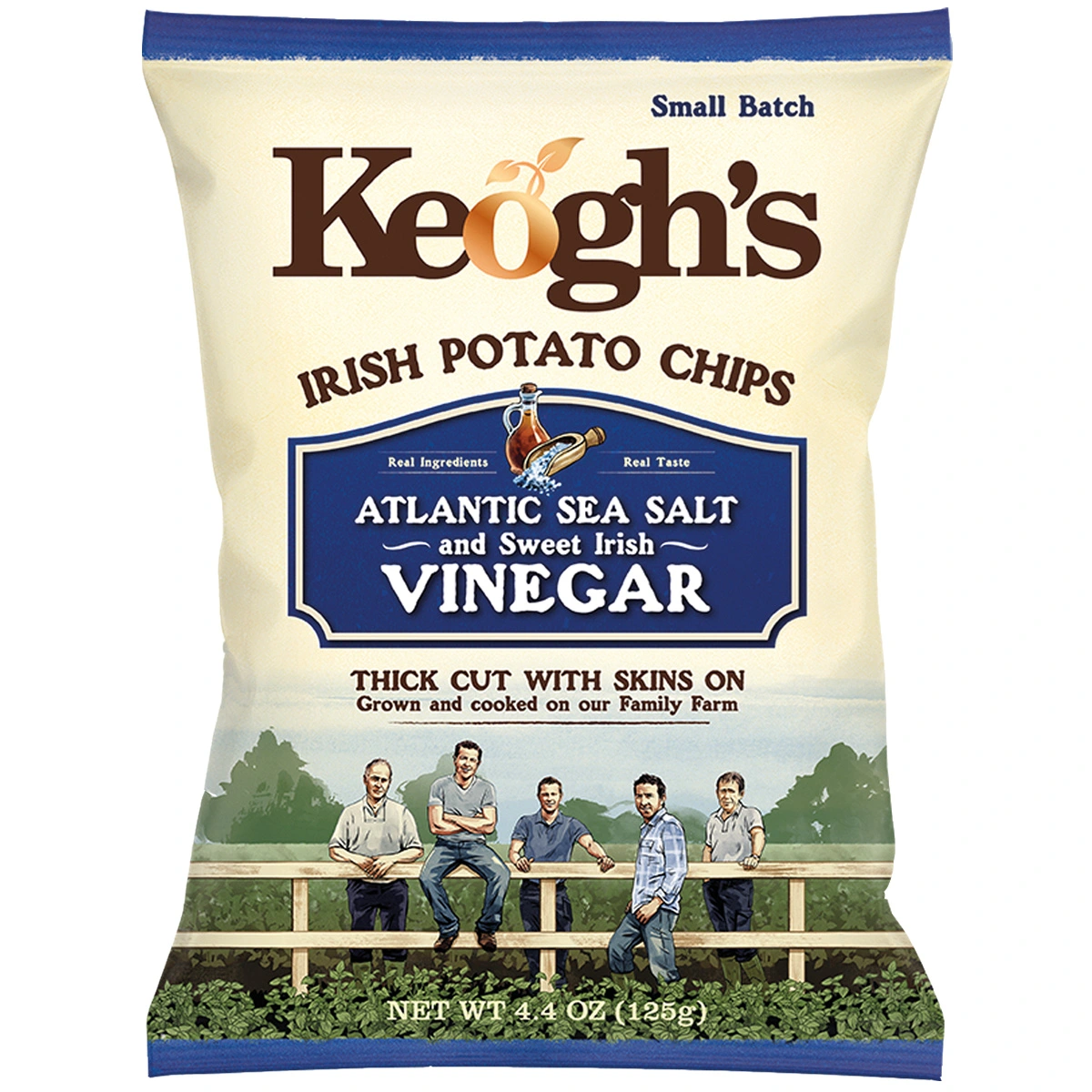 Keogh's Atlantic Sea Salt & Sweet Irish Vinegar Crisps 125g Keogh's Atlantic Sea Salt & Sweet Irish Vinegar Crisps 125g