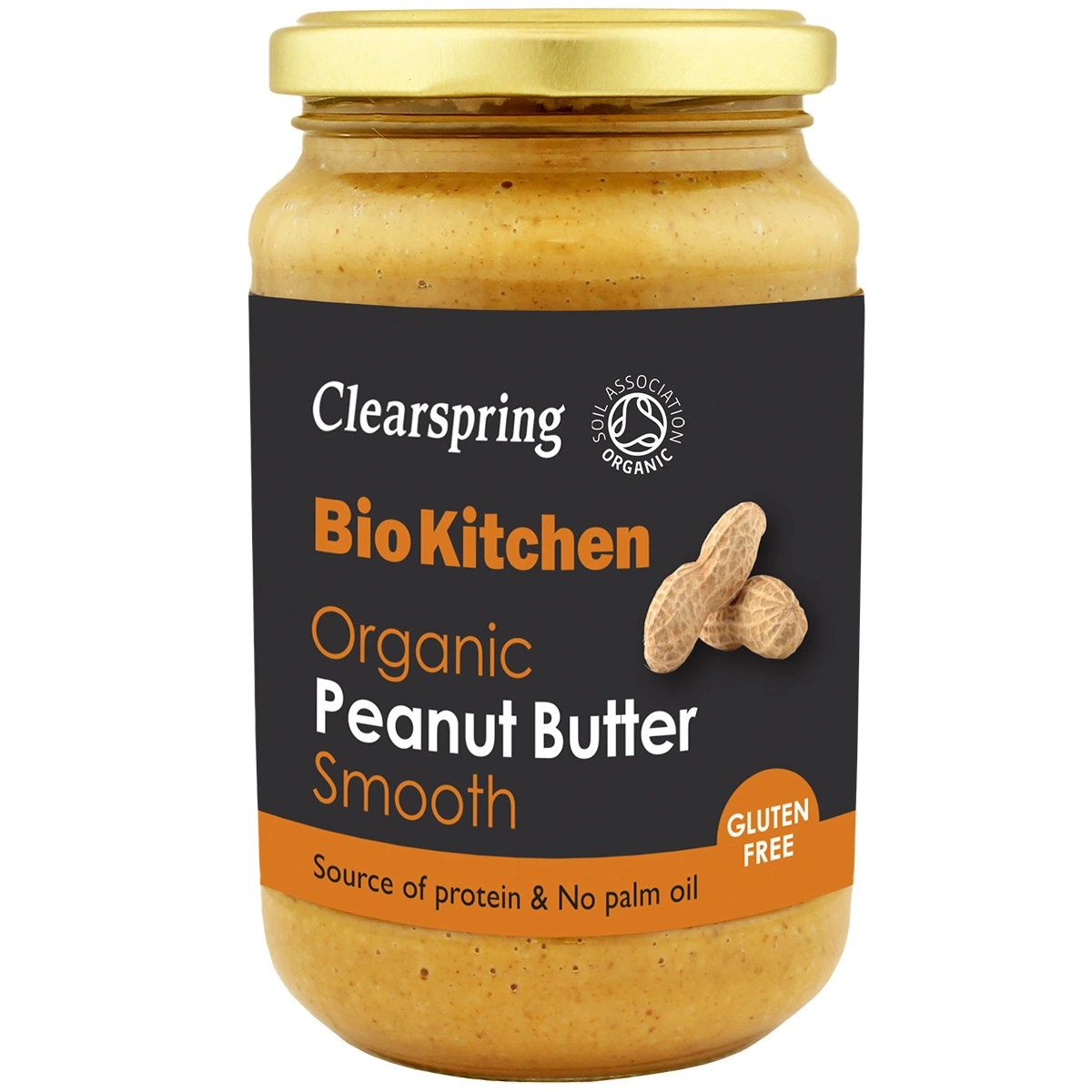 Clearspring Organic Peanut Butter, Smooth BIO 350g