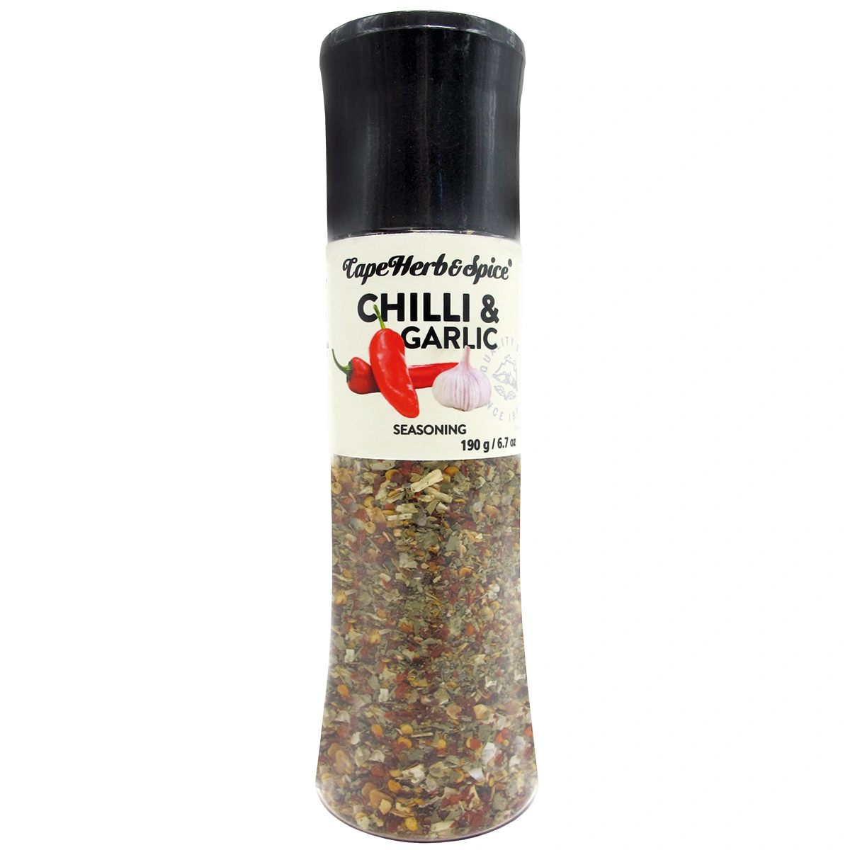 Cape Herb Chilli & Garlic Grinder 190g