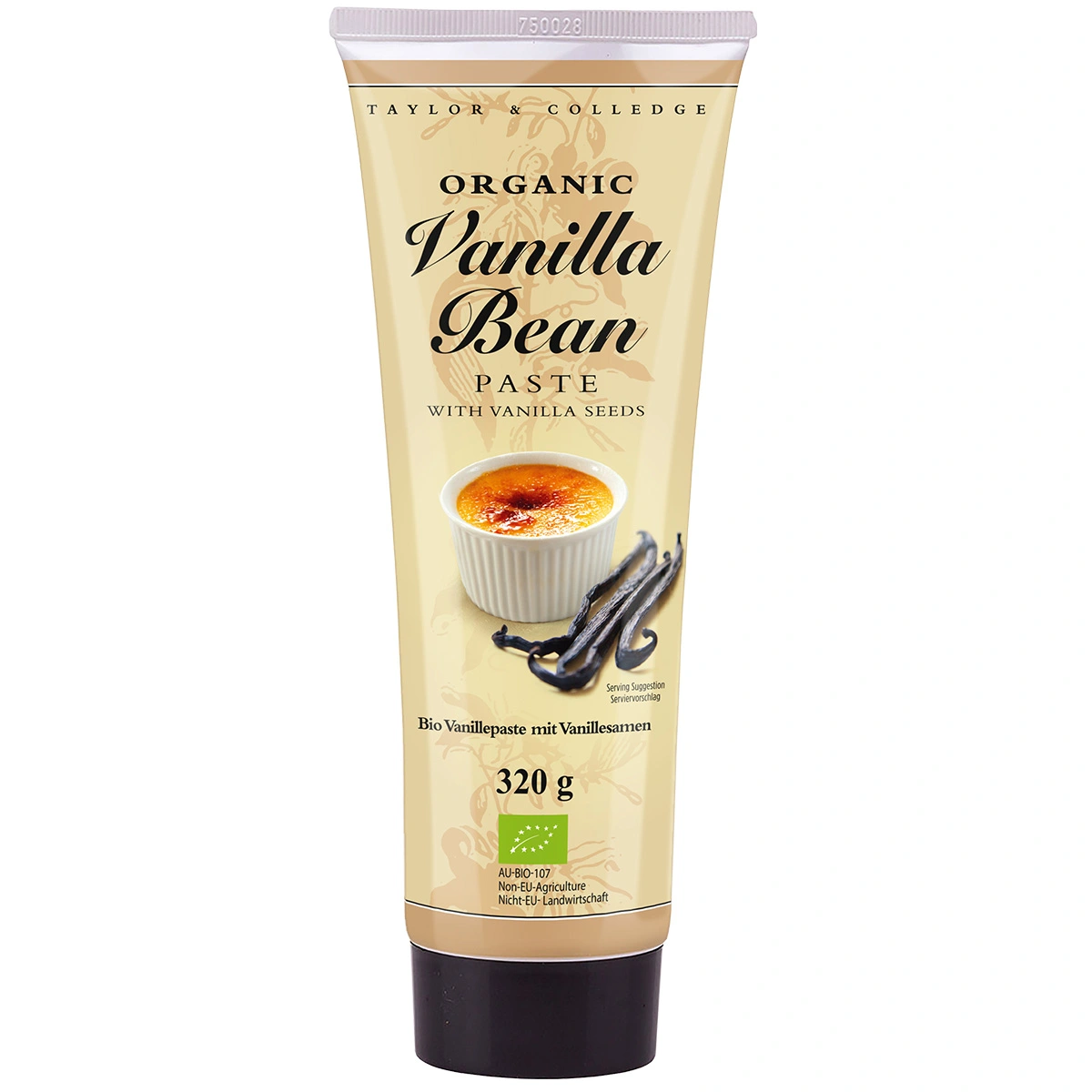 T & C Vanilla Bean Paste, BIO 320g