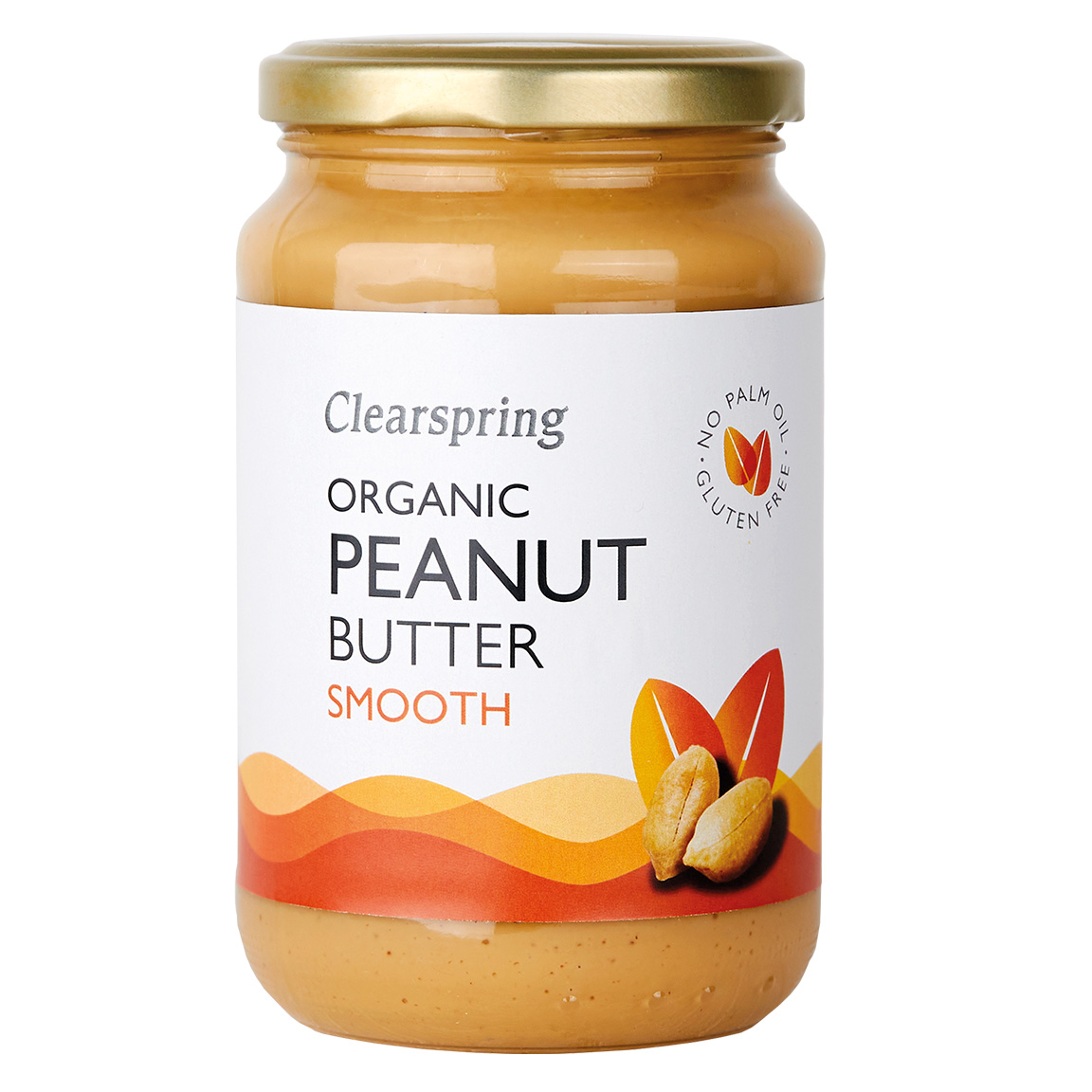 Clearspring Organic Peanut Butter, Smooth BIO 350g Clearspring Organic Peanut Butter, Smooth BIO 350g