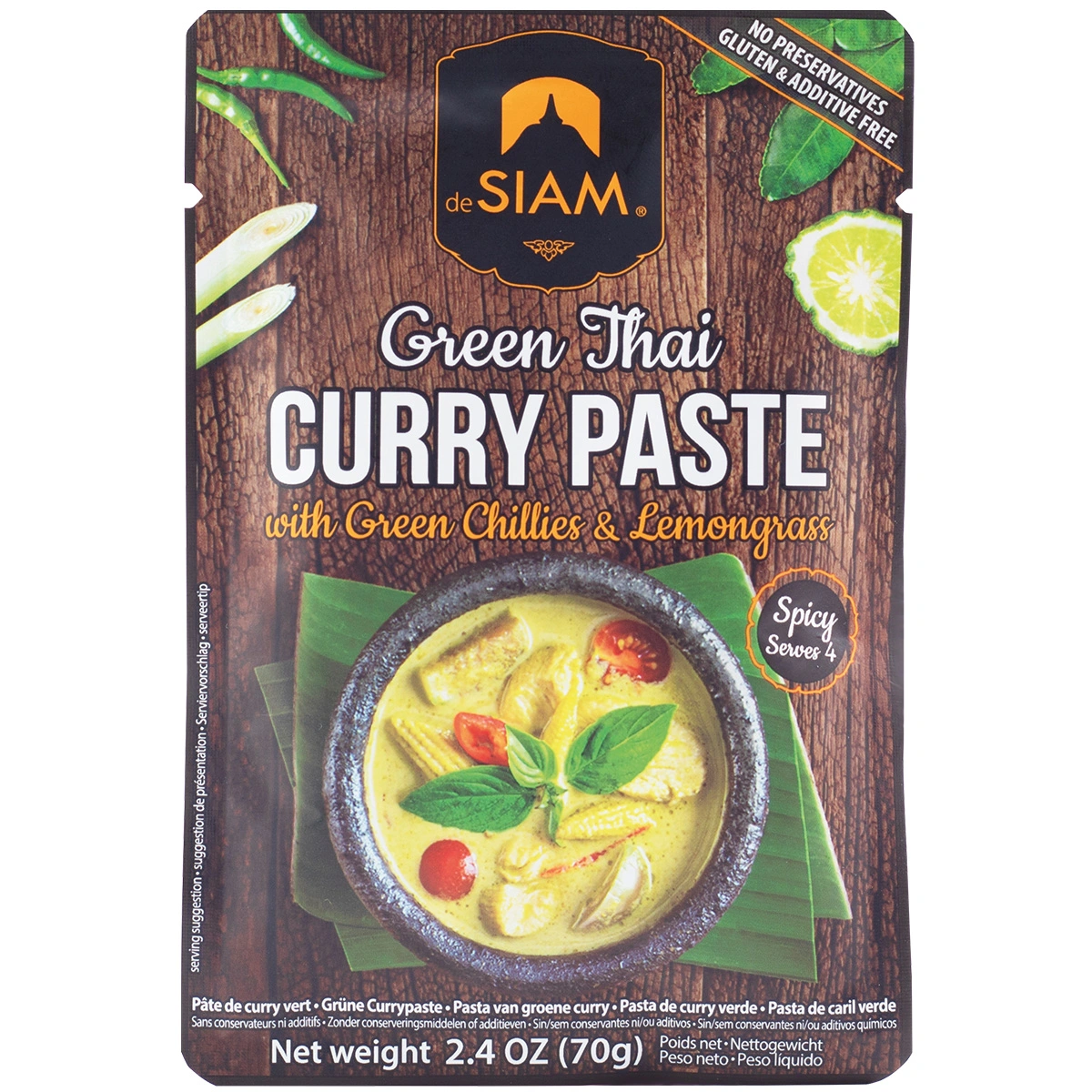 Siam grüne Thai Curry Paste 70g
