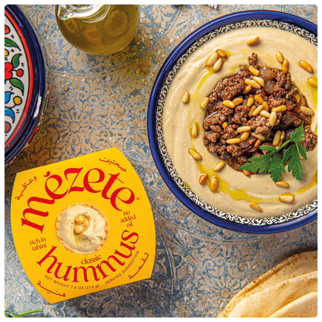 Hummus Teller mit Fleisch Hummus Teller mit Fleisch
