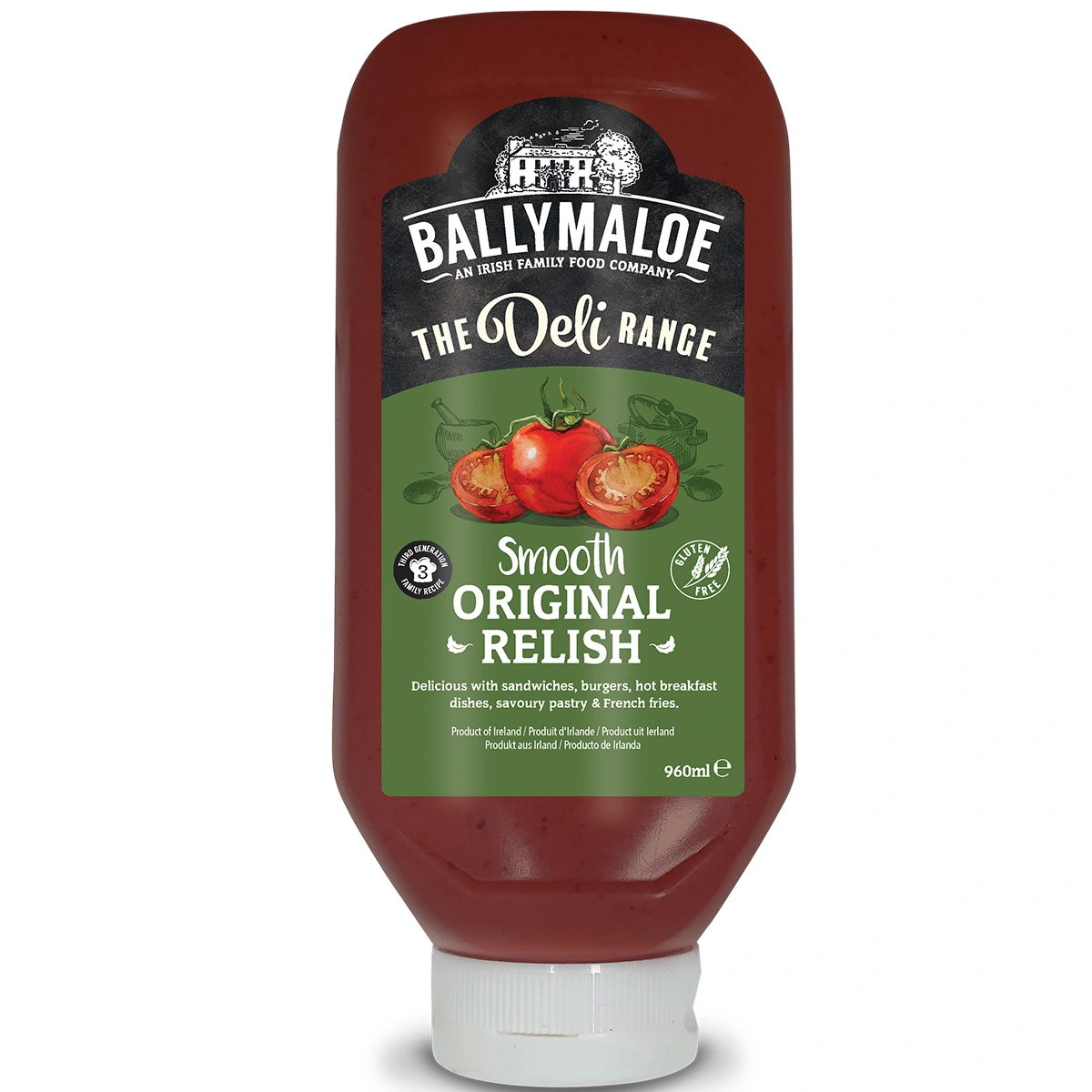 Ballymaloe Original Relish Deli Range (Smooth) 960ml