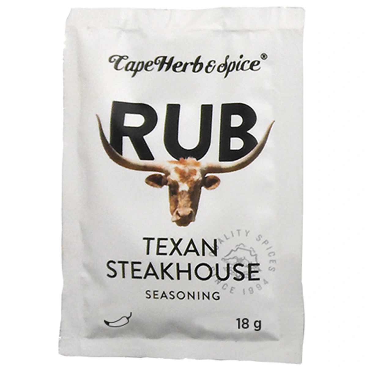 Cape Herb Texan Steakhouse Rub 18g Sachet