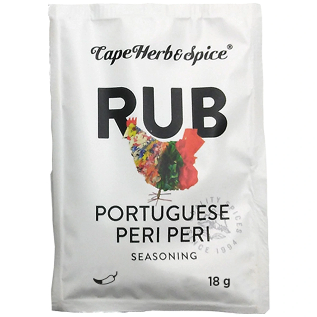 Cape Herb Rub Portuguese Peri Peri 18g Sachet
